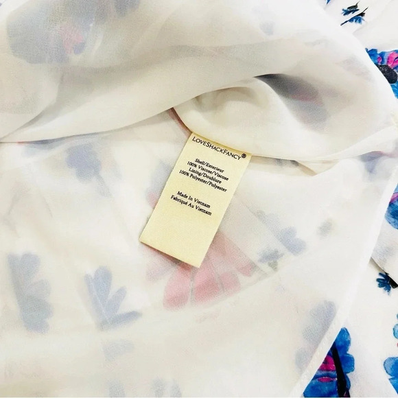 LoveShackFancy | Ruffle Mini Skirt | Deep Cotton Candy | NEW | S - Picture 10 of 11